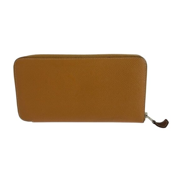 HERMES Brown Leather Wallet - Picture 1 of 10